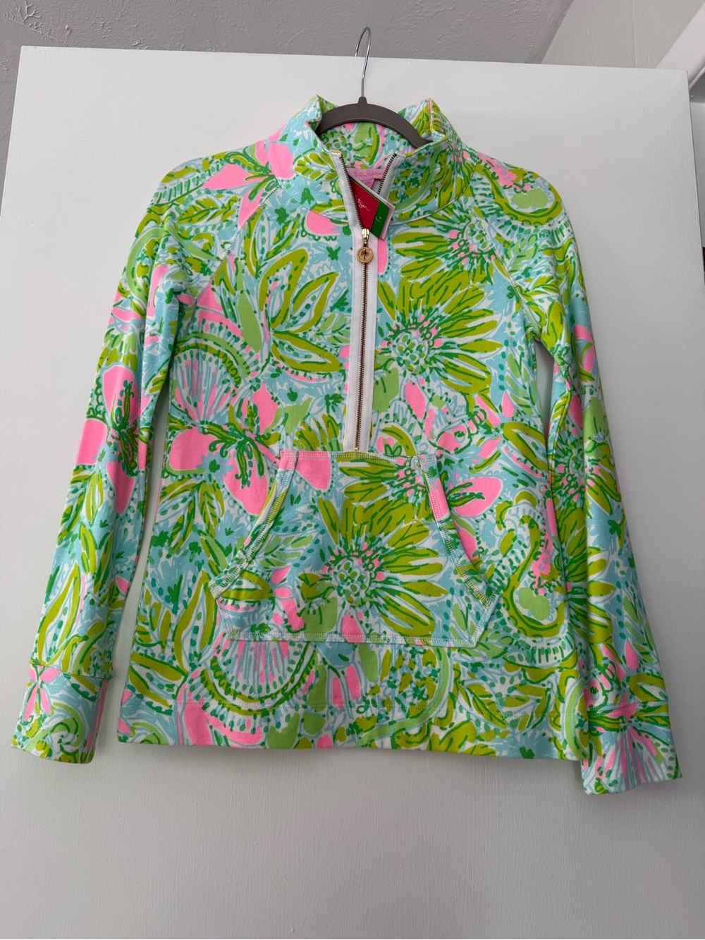 Lilly Pulitzer Women’s XXS Skipper Popover in Coconut Jungle NWT